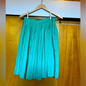 American Apparel pleaded silk skirt, size S.